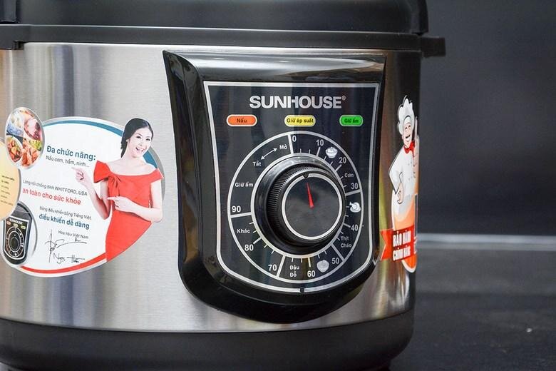 Nồi áp suất điện tử Sunhouse SH1650 5.0 lít Nồi áp suất điện tử Sunhouse SH1650 5.0 lít
