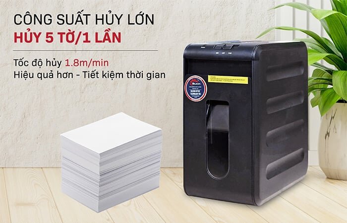 Máy hủy tài liệu Silicon PS-1005C