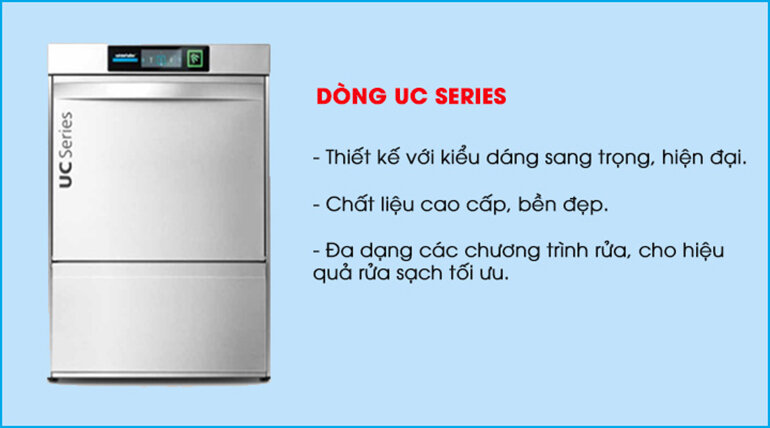 Máy rửa chén/ly quầy bar Winterhalter UC-S