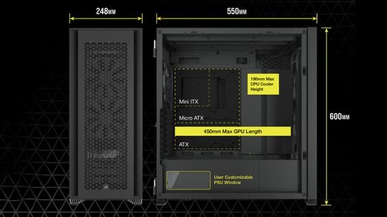 Corsair 7000D Airflow TG Black (Ảnh 4)