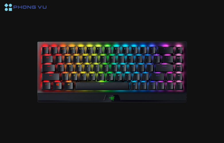 Bàn phím cơ không dây Razer BlackWidow V3 Mini HyperSpeed có 2 kiểu Switch