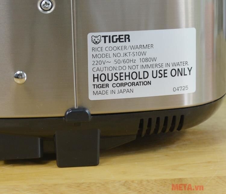 Nồi cơm điện tử cao tần Tiger JKT-S10W 1 lít