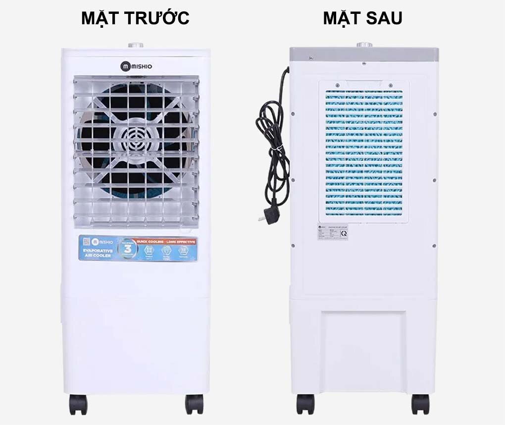 Máy làm mát không khí diệt khuẩn UV Mishio MK310 làm bằng nhựa