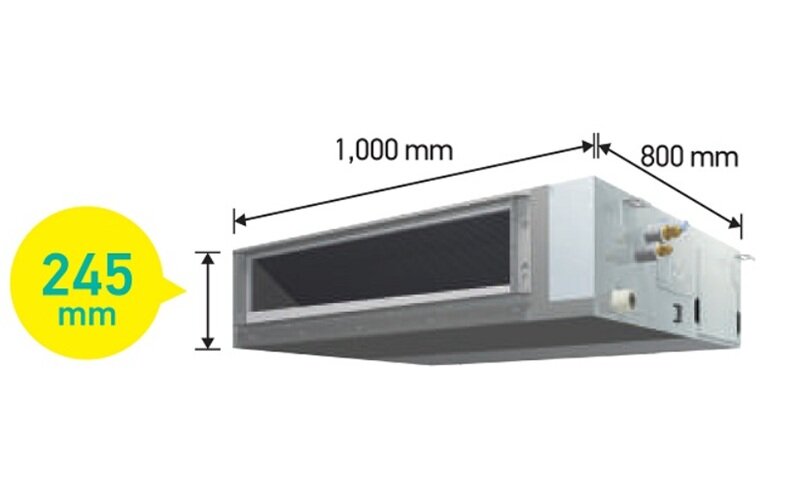 Điều hòa giấu trần nối ống gió Daikin Inverter 48000 BTU 1 chiều FBA140BVMA9/RZF140CYM