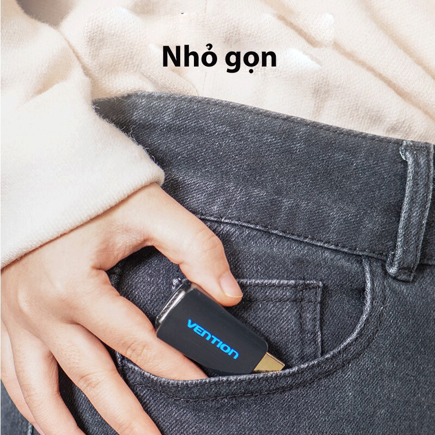 Đầu chuyển đổi từ HDMI sang VGA + Audio 3.5mm Vention AIDB0