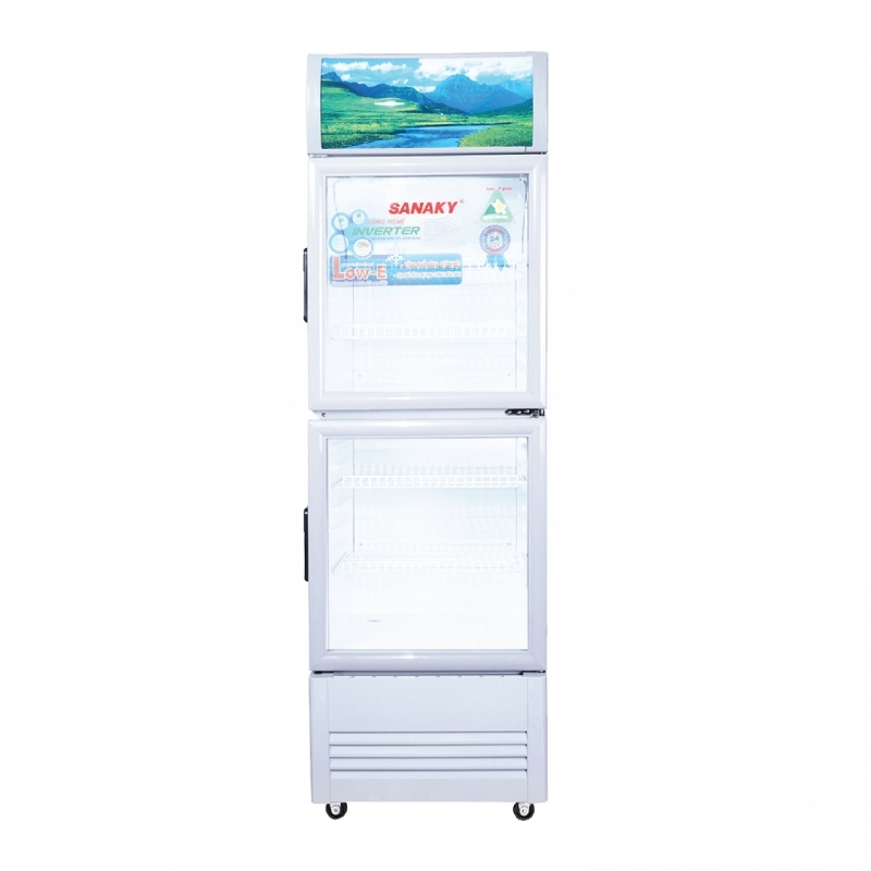 Tủ mát Sanaky Inverter 2 cánh 200 lít VH-258W3L