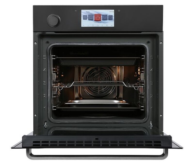 Lò nướng Hafele HO-T60B được thiết kế với cửa kính 3 lớp cách nhiệt