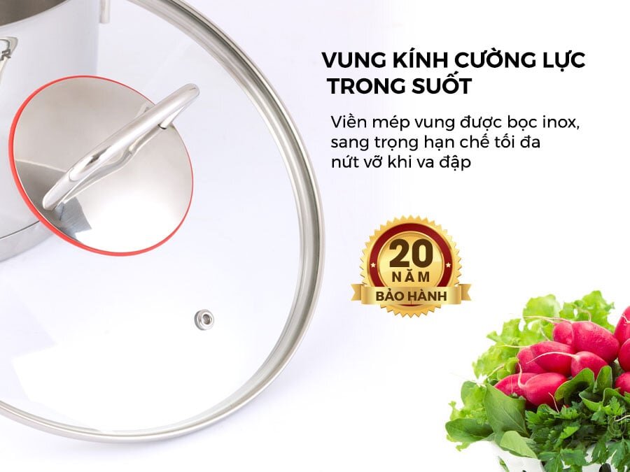 Vung nồi chắc chắn Kocher Berlin