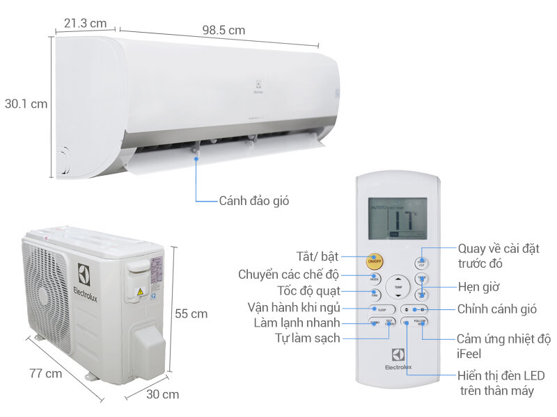 Máy lạnh Electrolux Inverter 2 HP ESV18CRK-A3