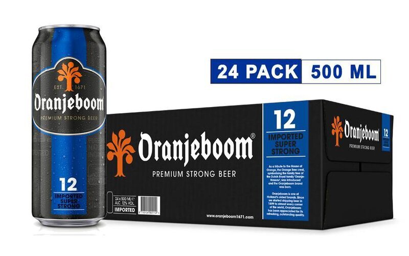 Bia Oranjeboom Premium Strong 12% Hà Lan – 24 lon 500ml