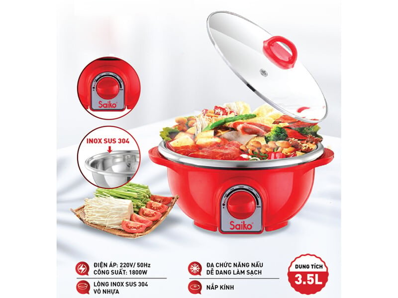 Ưu điểm của nồi lẩu điện