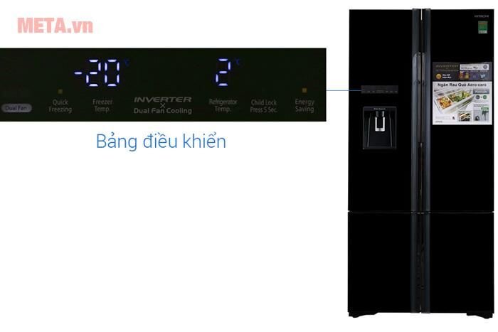 Tủ lạnh Hitachi Inverter R-WB730PGV6X 587 lít