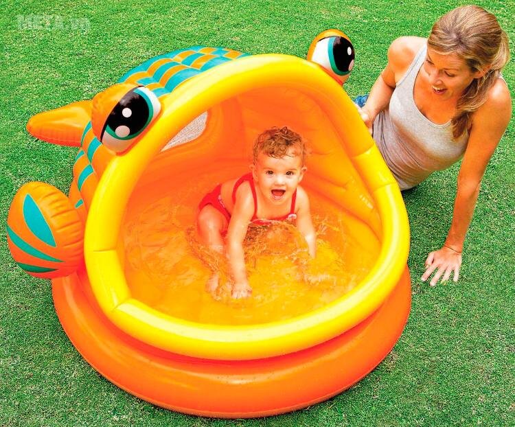 Bể bơi phao mái che cá trê INTEX 57109