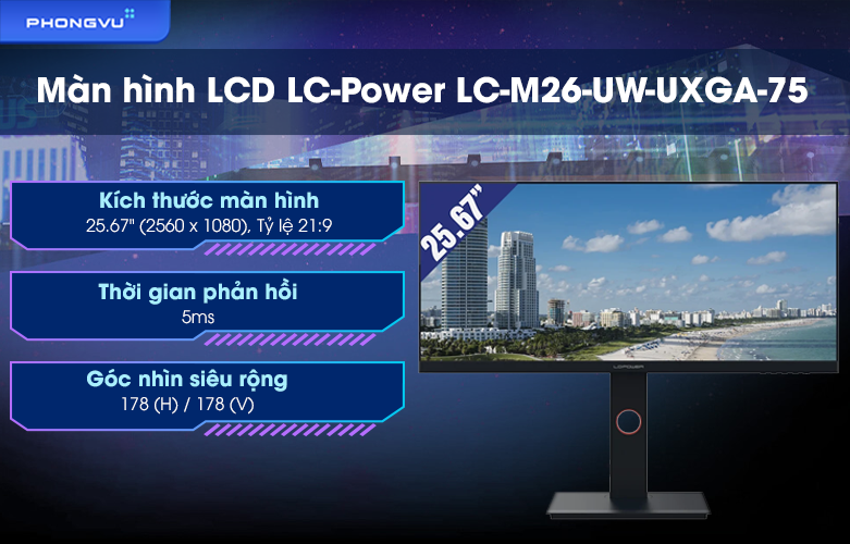 Màn hình LCD LC-Power 25.67