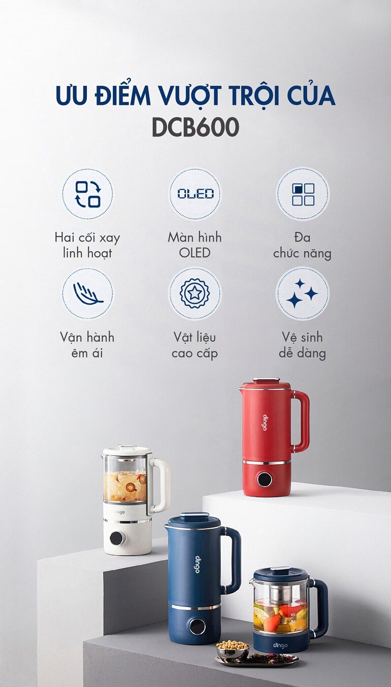 Máy làm sữa hạt Dingo DCB600