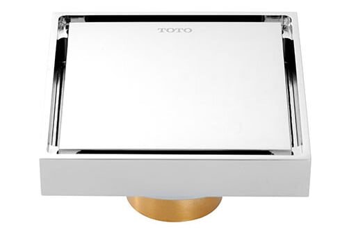 Phễu thoát sàn Toto TVBA413 có chất liệu sáng bóng Phễu thoát sàn