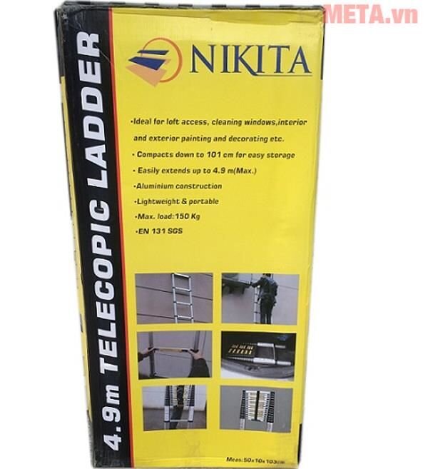 Thang rút đơn 4.1m Nikita R41