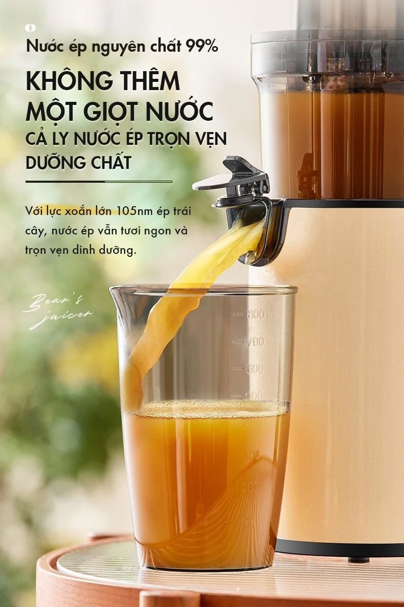 Máy ép chậm Bear YZJ-C02S5