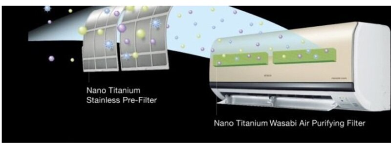 Điều hòa Hitachi 12000 BTU 1 chiều inverter RAS-X13CD