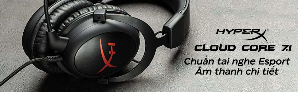 Tai nghe Gaming HyperX Cloud Core 7.1 4P4F2AA