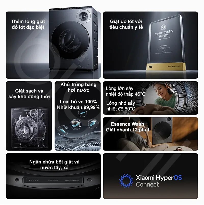 Máy giặt sấy Xiaomi Mijia MJ107