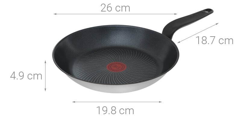 Chảo nhôm chống dính đáy từ Tefal Primary E3090504