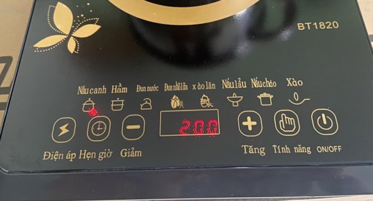 Bếp từ dương 1 vùng nấu Nkmedia MD-BT1820