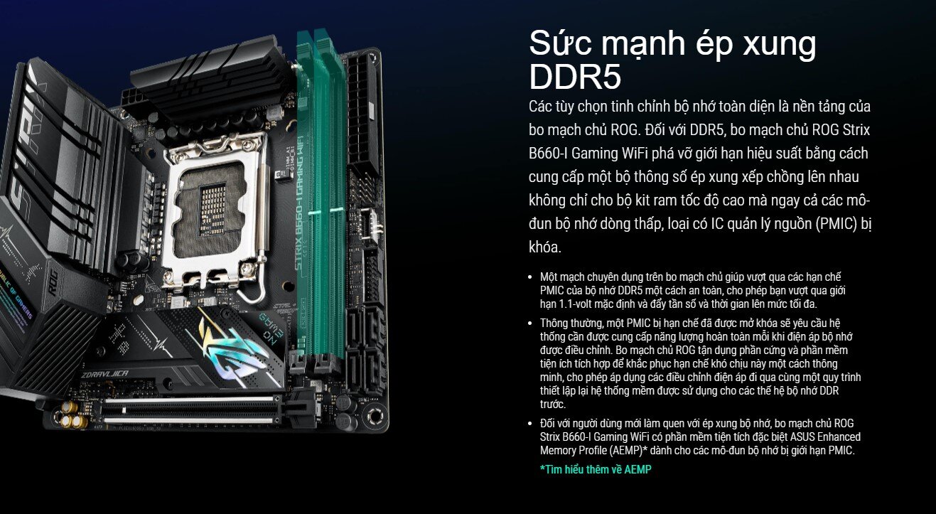 Mainboard Asus ROG STRIX B660-I GAMING WIFI