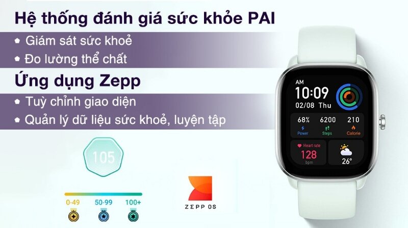 Đồng hồ thông minh Amazfit GTS 4 Mini theo dõi giấc ngủ