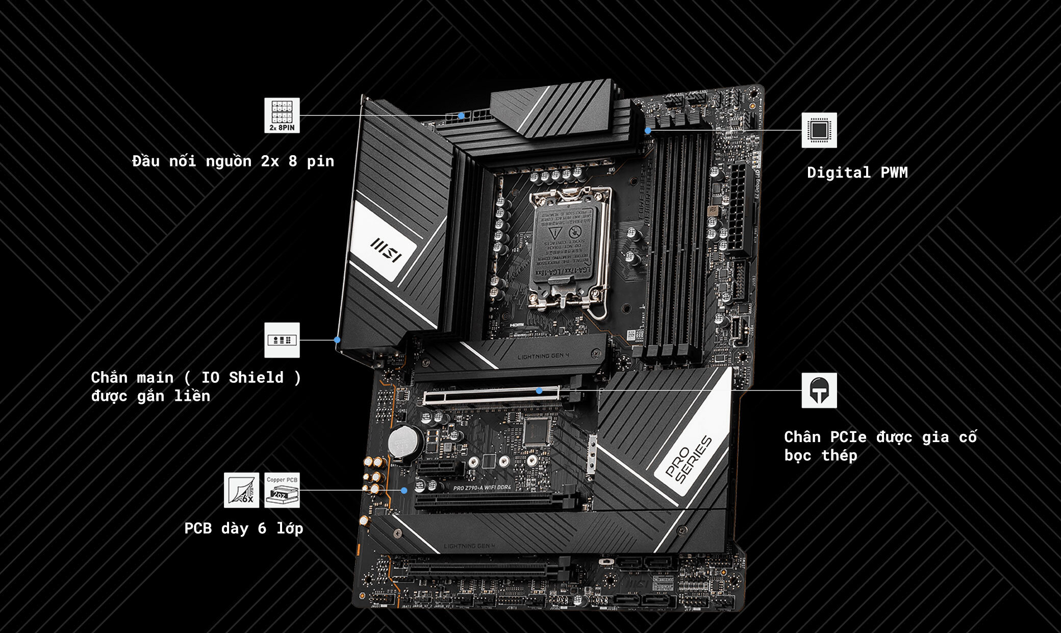 Mainboard MSI PRO Z790-A WIFI DDR4 (