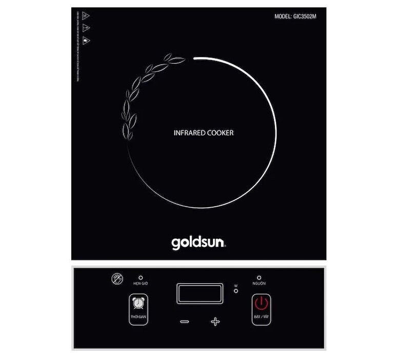 Bếp hồng ngoại dương 1 vùng nấu GoldSun GIC3502M