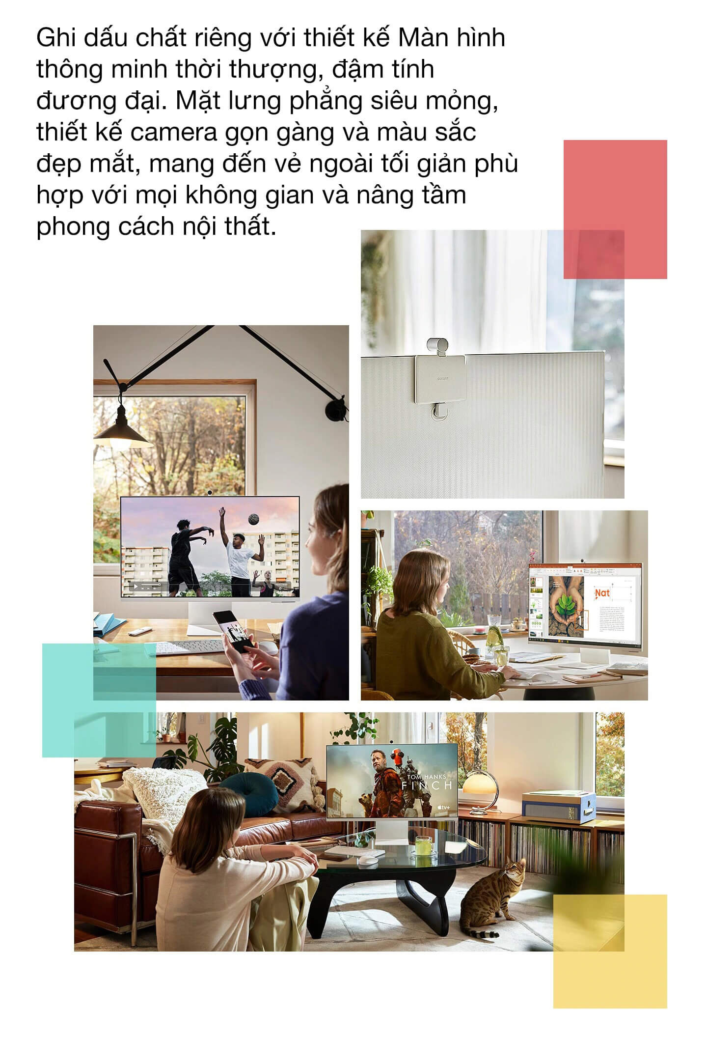 Màn hình thông minh Samsung LS32BM801UEXXV Workspace 3