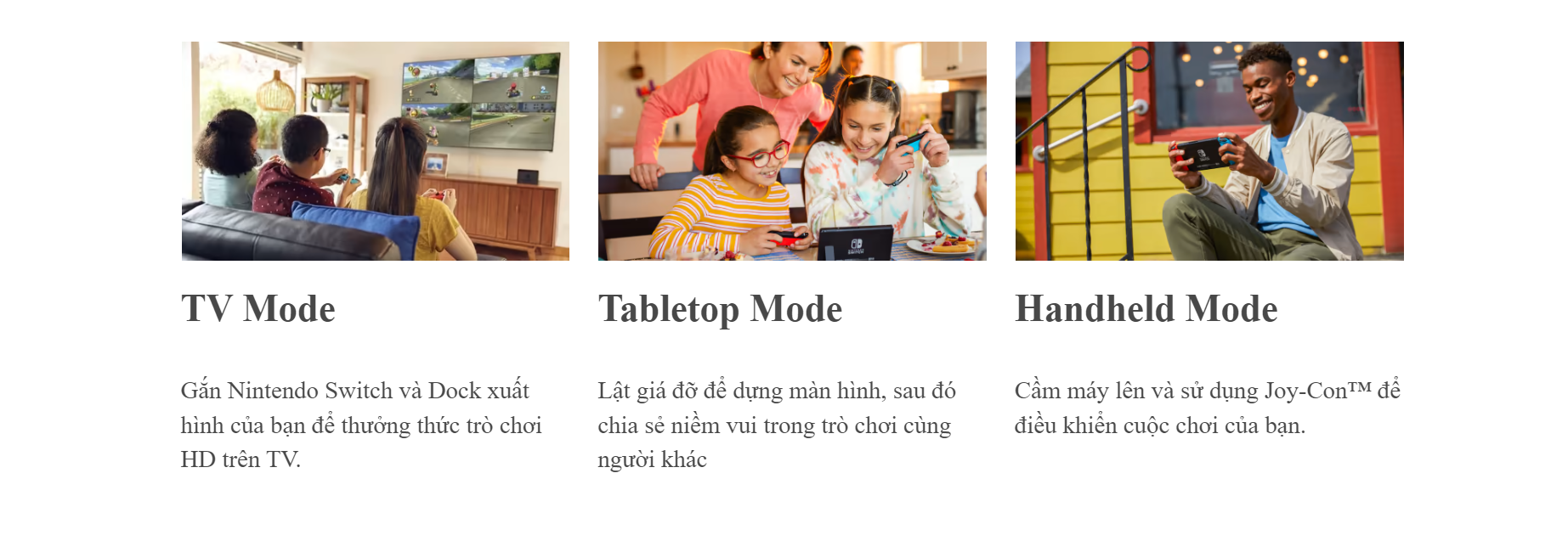 Máy chơi game Nintendo Switch With Gray Joy‑Con 3