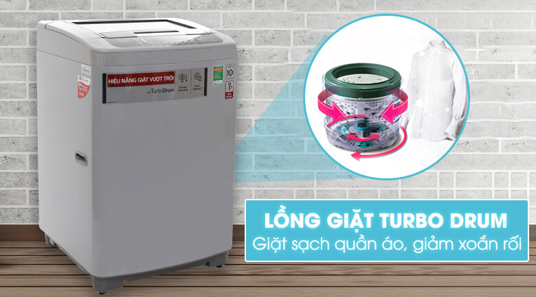 Máy giặt LG Inverter 9.5 kg T2395VSPM Máy giặt LG Inverter 9.5 kg T2395VSPM