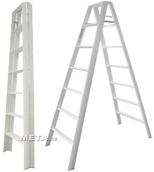 Thang nhôm chữ A Đài Loan 14 bậc Advindeq AV307