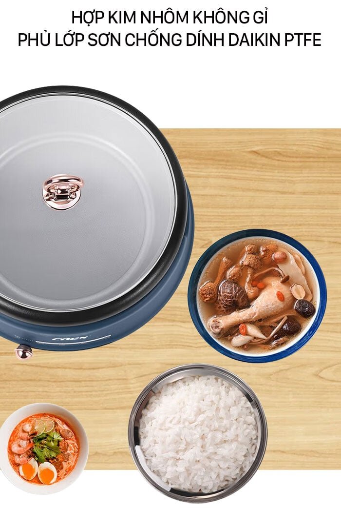 Lòng nồi chống dính Lẩu điện đa chức năng