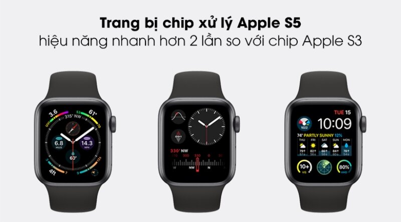 Đồng hồ thông minh Apple Watch SE LTE 40mm hiệu năng chip s5