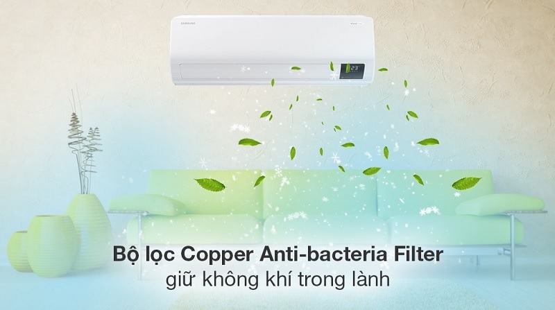 Điều hòa Samsung Inverter 18000 BTU 1 chiều AR18CYFCAWKNSV gas R-32 6 Điều hòa Samsung Wind-Free Inverter 18000 BTU AR18CYFCAWKNSV lọc không khí