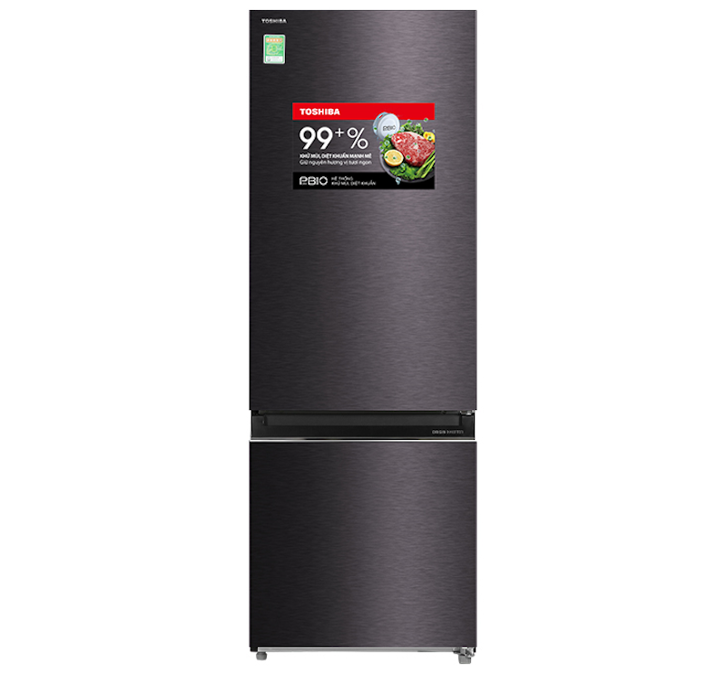 Tủ lạnh Toshiba GR-RB410WE-PMV(37)-SG thiết kế sang trọng, dung tích phù hợp cho gia đình