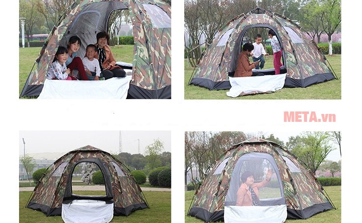 Lều trại 1 lớp bật tự động RT0801 (6 - 8 người)