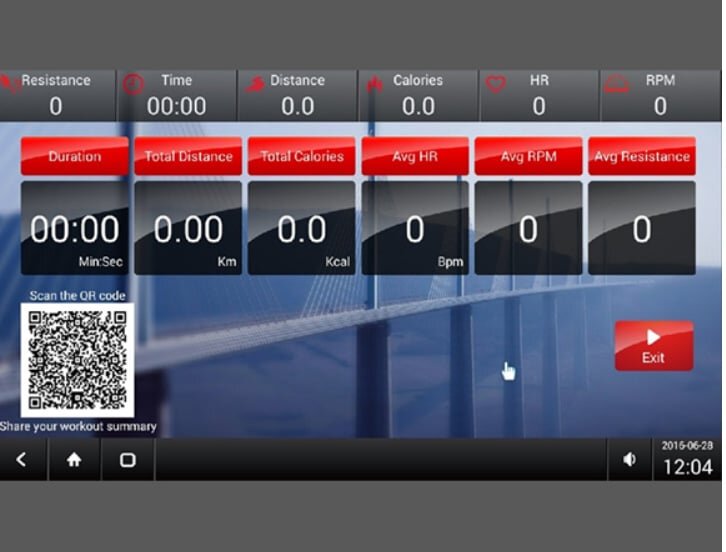 Xe đạp tập có kết nối wifi