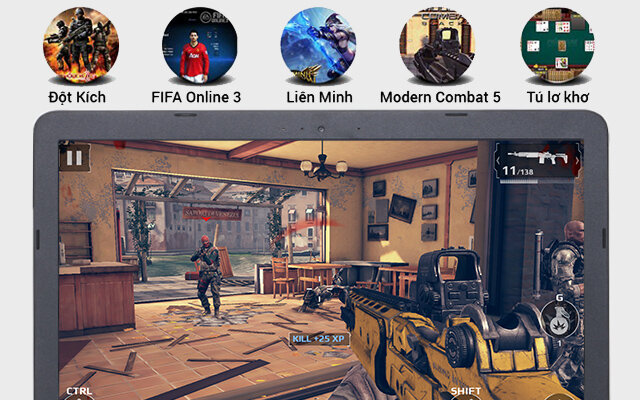 Laptop Asus A556UR i7 7500U/4GB/500GB/2GB 930MX/Win10/(DM397T)