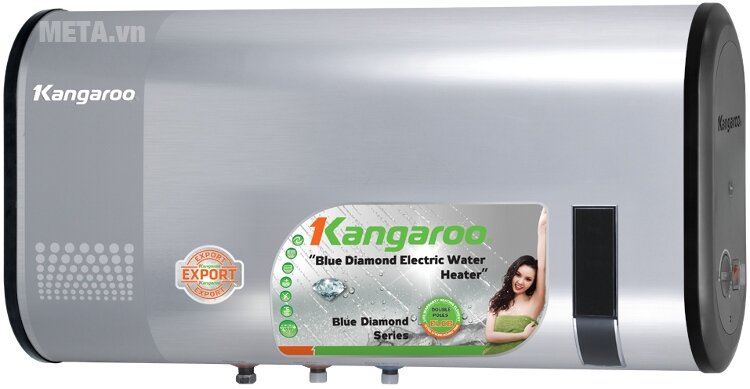 Bình tắm nóng lạnh gián tiếp Kangaroo KG60N (KG-60N) - 2500W, 32 lít, chống giật