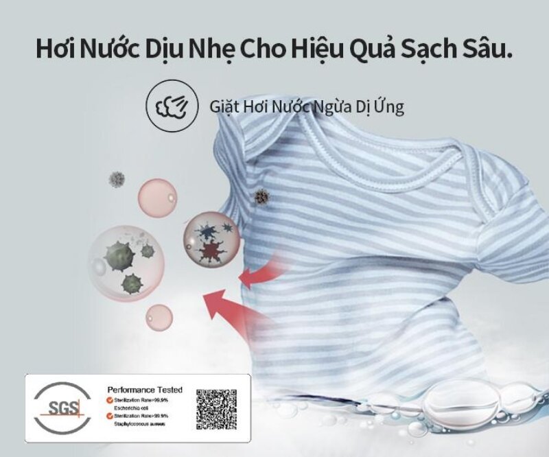 Máy giặt sấy Hisense 10.5 kg sấy 7 kg WD105M3