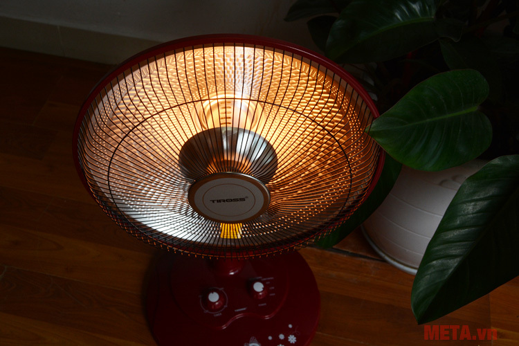 Đèn sưởi halogen kiểu quạt Tiross TS929 Đèn sưởi halogen kiểu quạt Tiross TS929