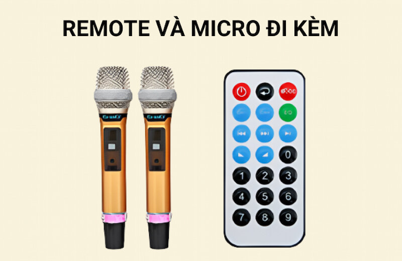 Mua loa kéo BIRICI Q-9S tặng kèm remote và micro