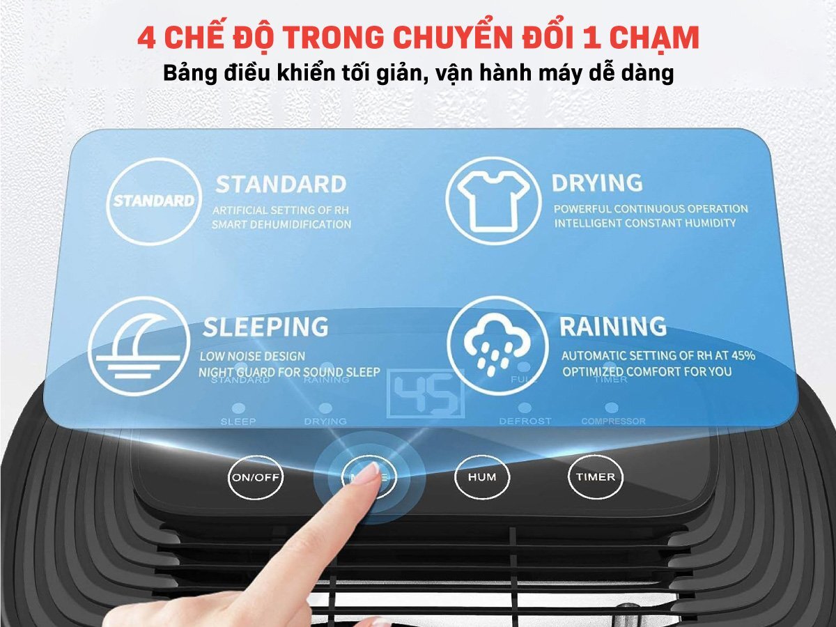 Airplus với 4 lần hút ẩm
