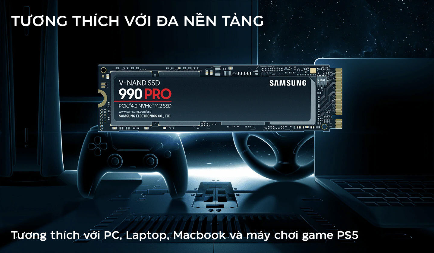 Ổ cứng SSD Samsung 990 PRO  PCIe NVMe 4.0x4 (