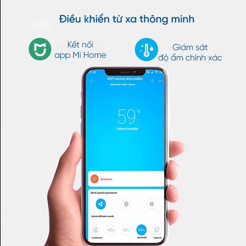 Máy hút ẩm Xiaomi New Widetech - 30L