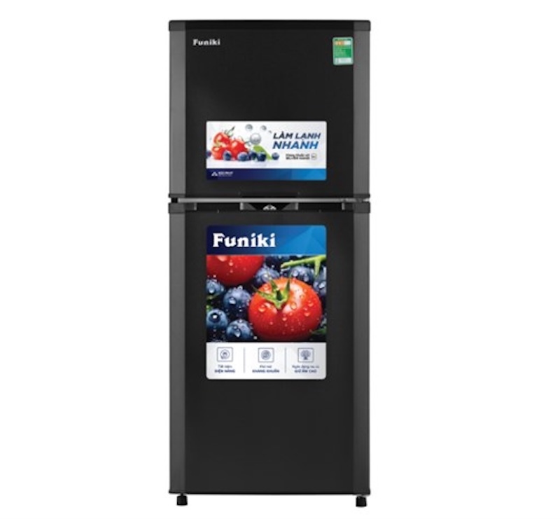 Tủ lạnh Funiki 185 lít HR T6185TDG 2 Tủ lạnh Funiki 185 lít HR T6185TDG sở hữu thiết kế kiểu tủ truyền thống ngăn đá trên